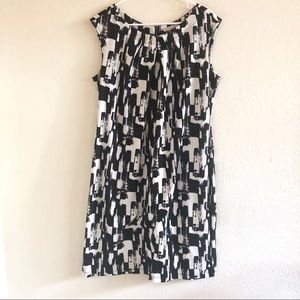 Black & White Print Dress